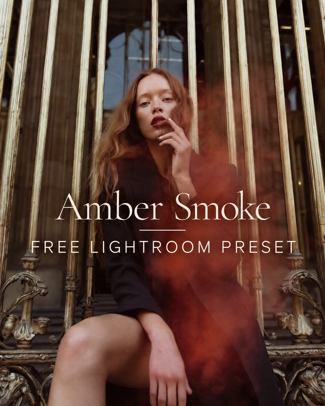 Amber Smoke — Preset Lightroom gratuit