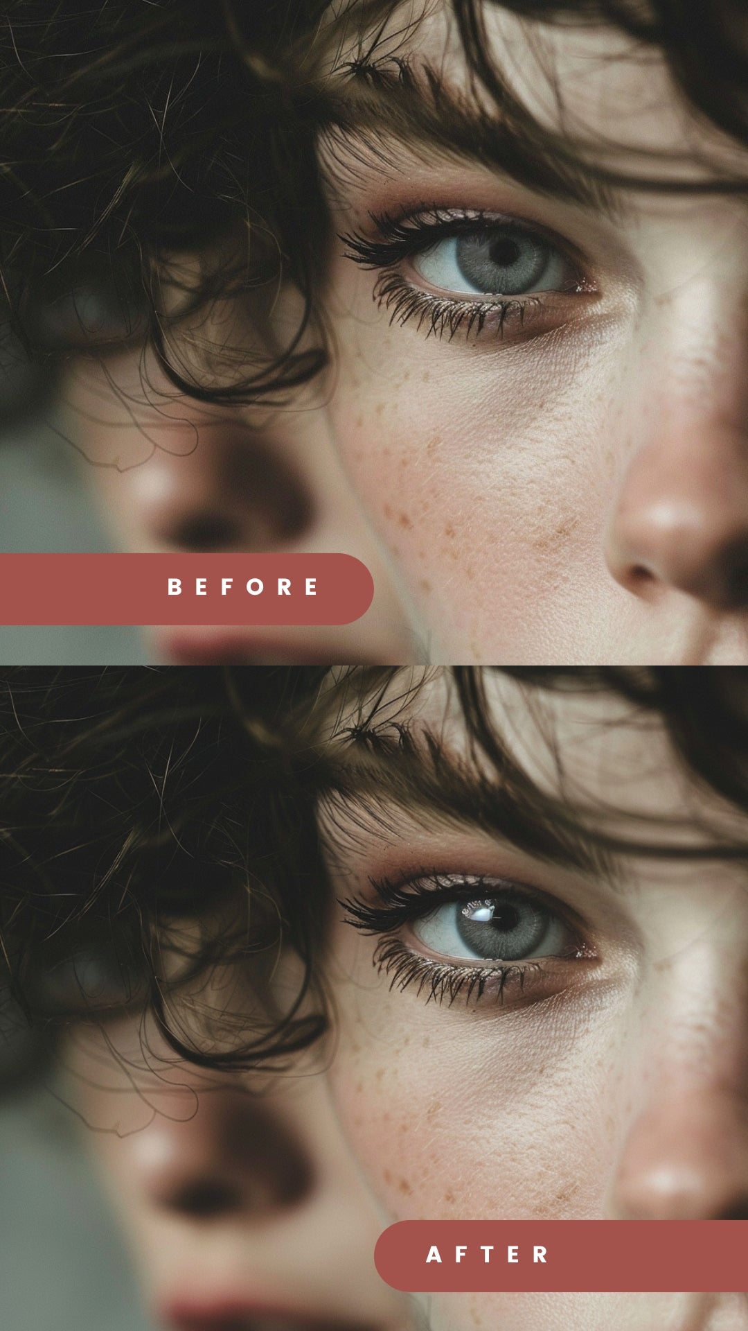 Enhance eye details effortlessly with "Eye Light Brushes" for Photoshop. Add depth, sharpness, and luminosity to create mesmerizing portraits.