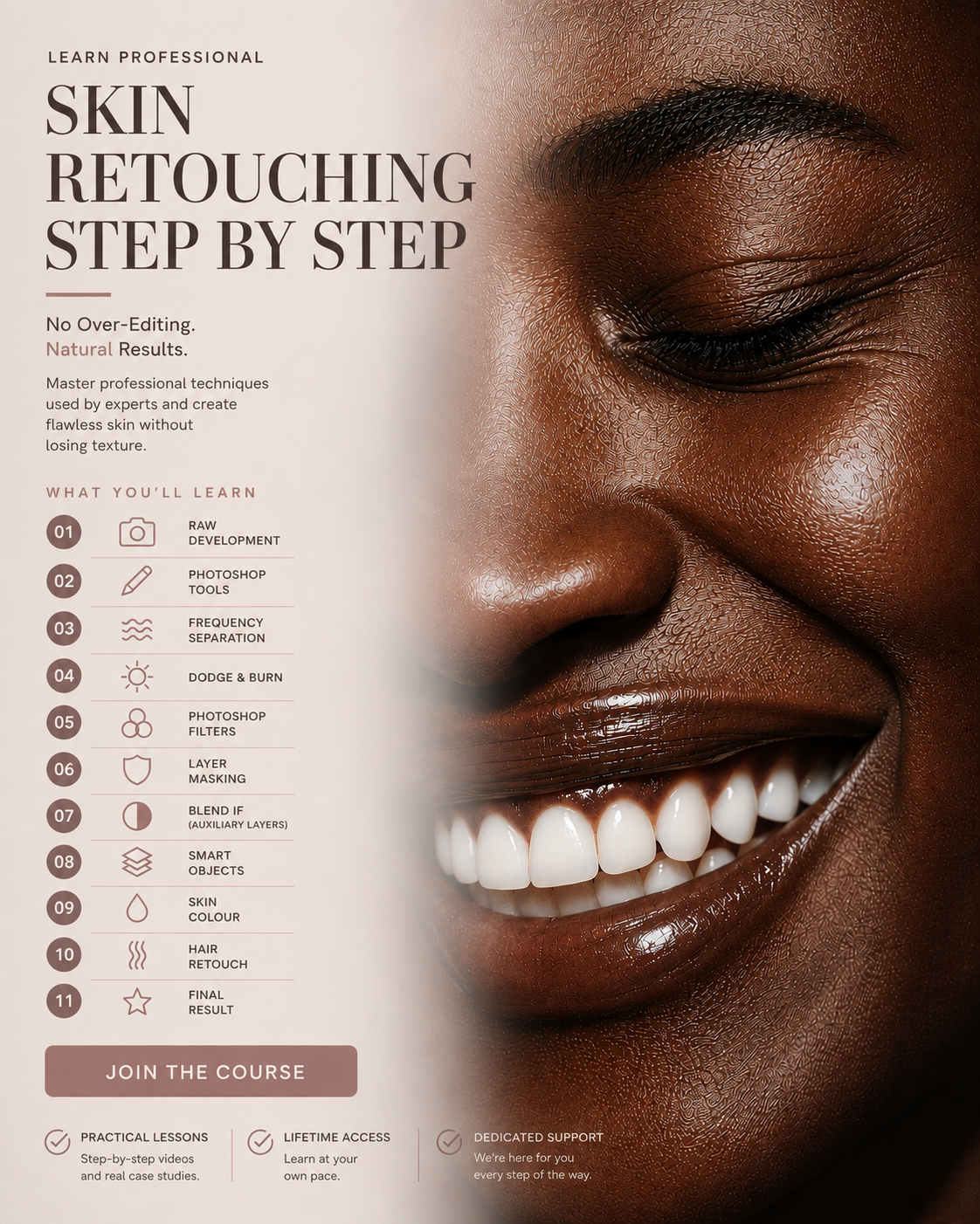 Skin Retouch Course — Professional Portrait Retouching in Photoshop
