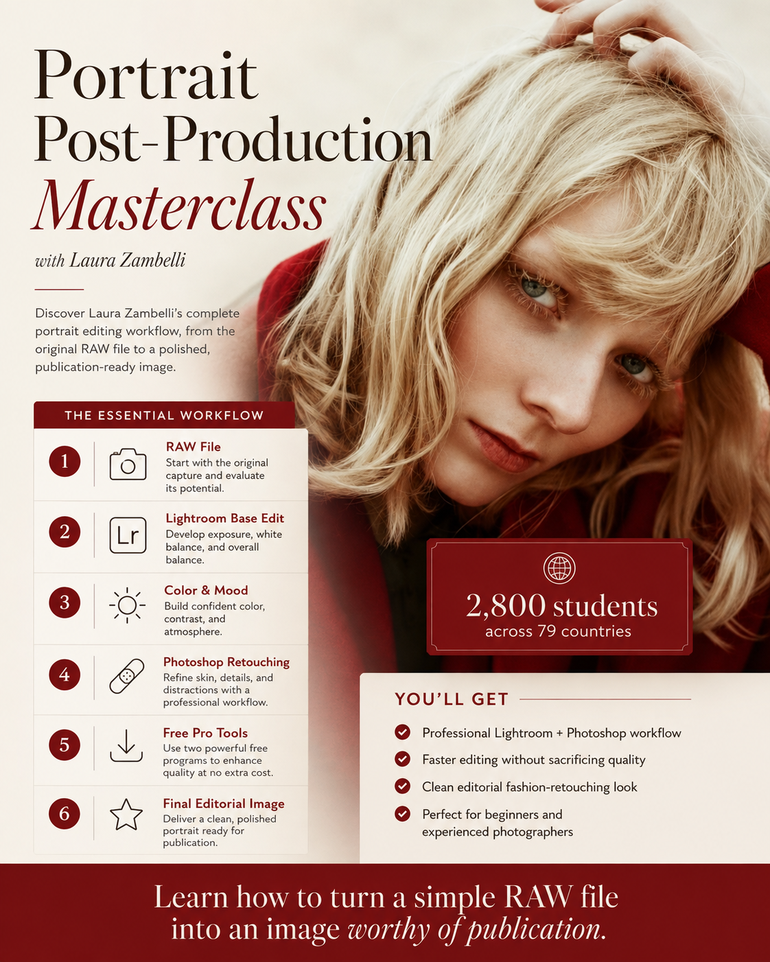 Post Production Course Portrait