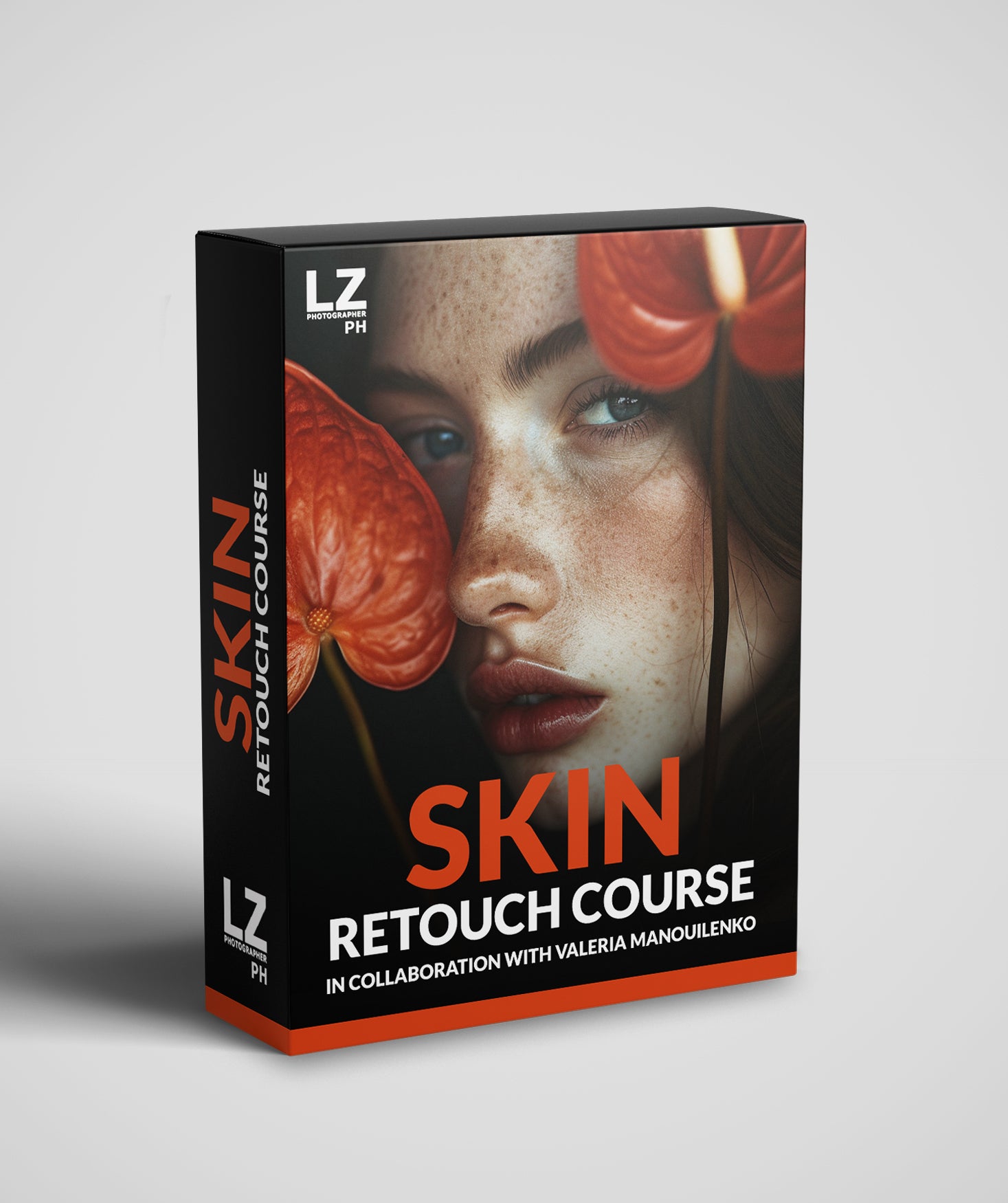 Learn professional photo editing techniques: Develop RAW files in Adobe Camera Raw, master Photoshop tools like Frequency Separation and Dodge & Burn, retouch skin, adjust colors, and enhance hair details with LA Zambelli PH.